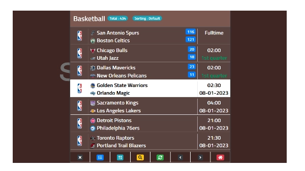 Live scores