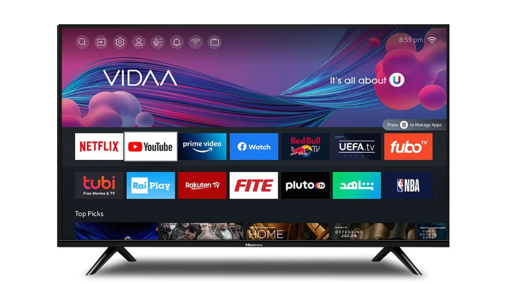 SmartOne IPTV pour VIDAA OS TV